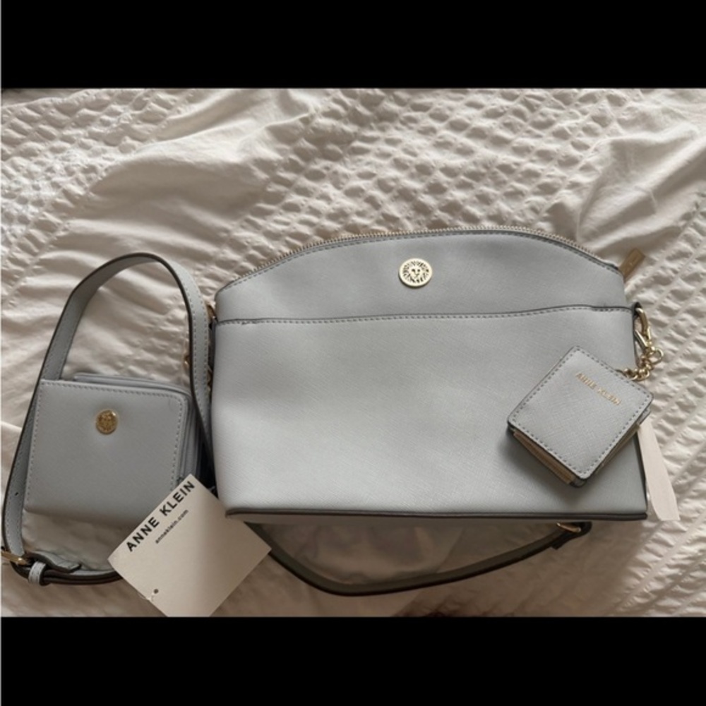 Anne Klein 3 piece crossbody bag set, wallet gift